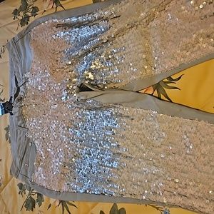 Ashley Stewart Pastel Sequin jeans